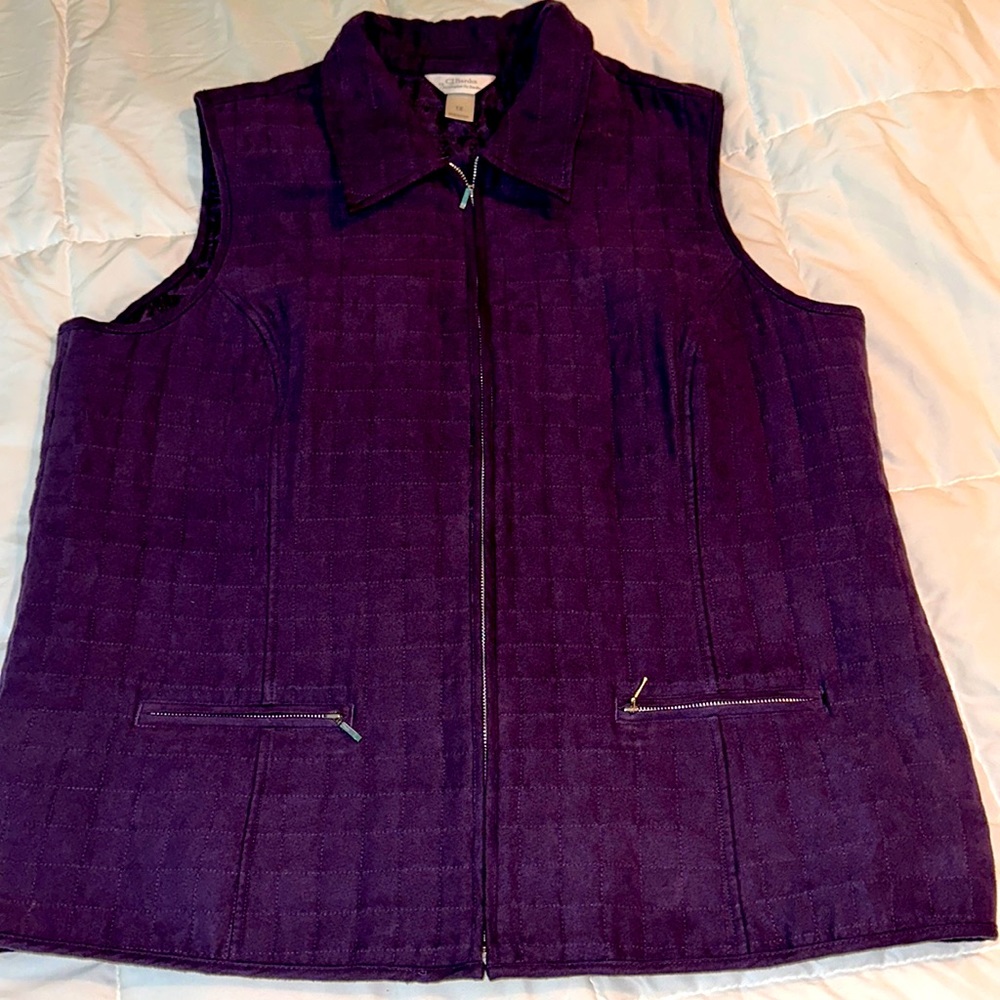 Beautiful purple jewel tone vest
